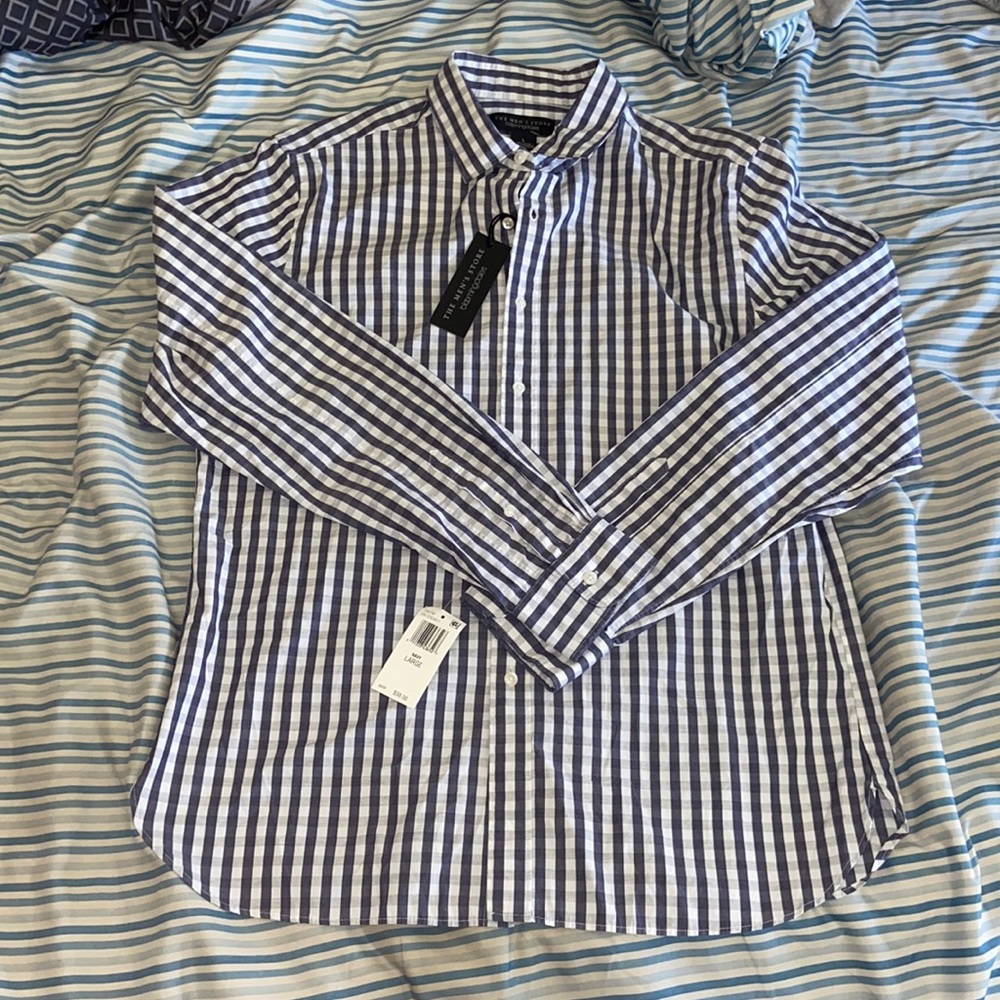 Checkered Dress Shirt from bloomingdales